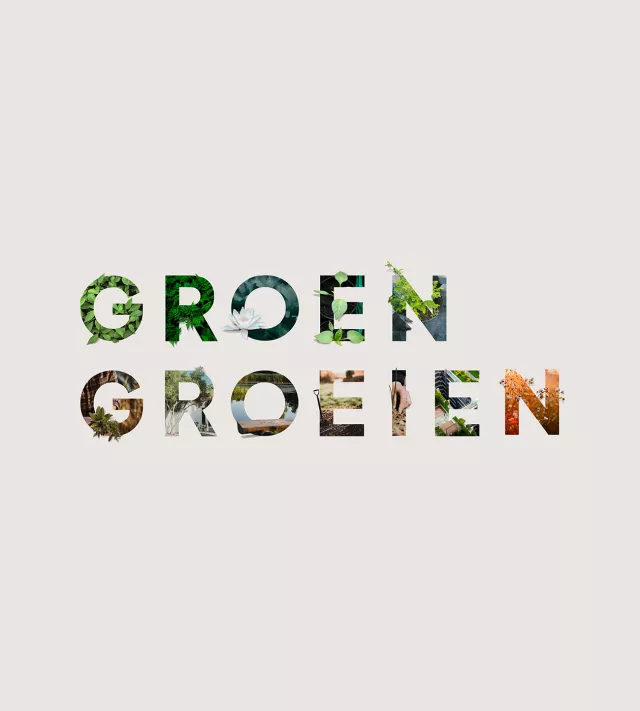 Groen Groeien logo met overlay